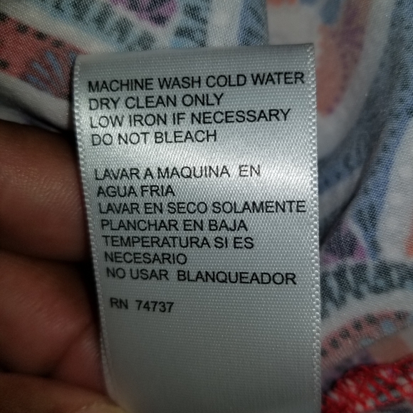 Shelby & Palmer multi color short sleeve dress - Picture 3 of 6